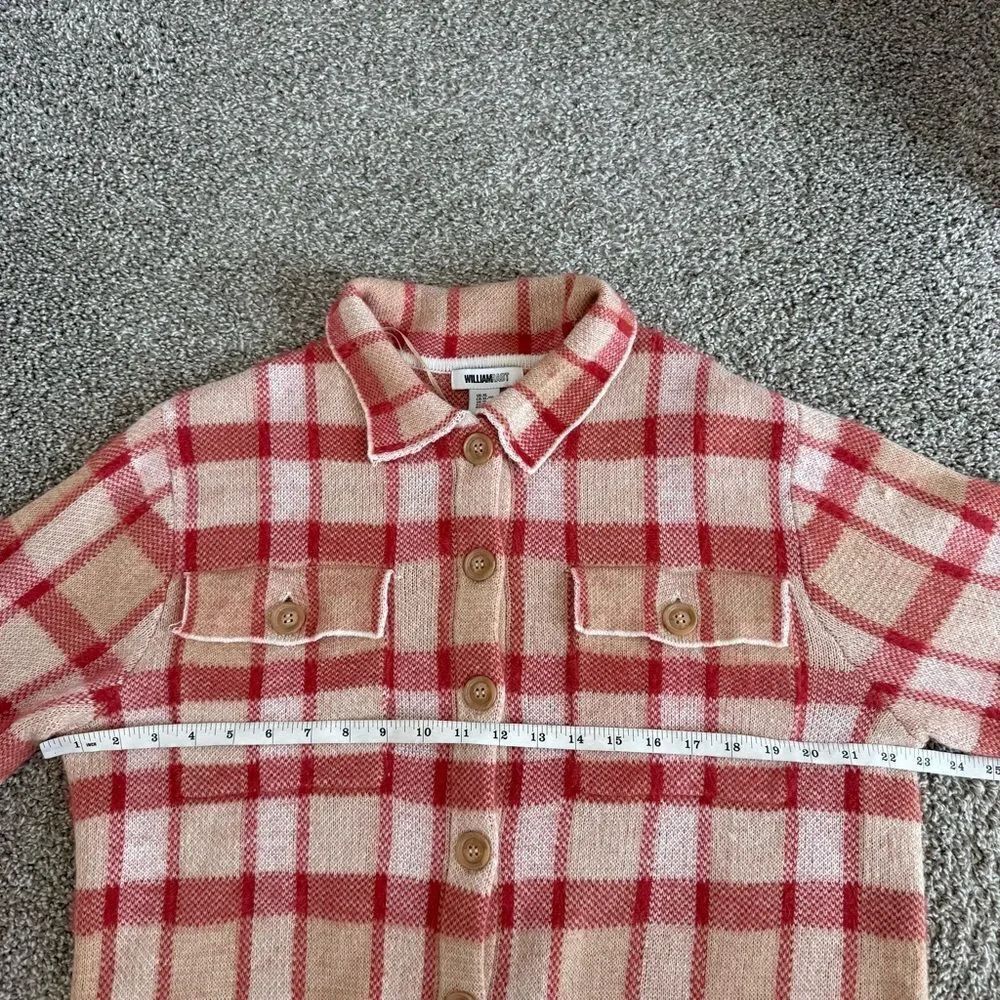 WILLIAM RAST | Plaid Button Down Sweater - Picture 10 of 11